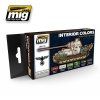 AMMO Mig 7108 INTERIOR COLORS GERMAN TANKS 6x17ml