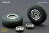 Eduard 648078 B-17 wheels 1/48 REVELL, MONOGRAM