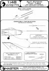 Master AM-48-119 Su-7 (Fitter-A) - Pilot Tubes and 30mm gun barrels 1:48