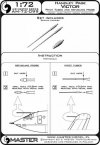 Master AM-72-099 Handley Page Victor - Pilot Tubes and Refueling Probe Boom 1:72