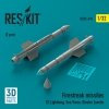 RESKIT RS32-0410 Firestreak missiles (2 pcs) (3D Printed) 1/32