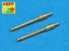 Aber A48 005 Set of 2 barrels for German 13mm aircraft machine guns MG 131 (early type) (1:48)