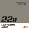 AK Interactive AK1581 DUAL EXO SCENERY SET 22 – 22A LIGHT STONE & 22B DARK STONE