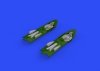 Eduard 648519 P-38F/ G superchargers 1/48 TAMIYA
