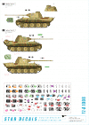 Star Decals 72-A1008 SS-Panthers (2) SS-Das Reich and 3. SS-Totenkopf. 1/72