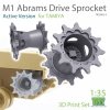 T-Rex Studio TR35003-4 M1 Abrams Sprocket Set A (Active Version)for TAMIYA 1/35