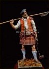 Young Miniatures YH9004 Highland Clansman 1746 90mm