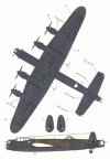Techmod 48824 Avro Lancaster B Mk I 1/48