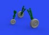 Eduard 648833 F-16C wheels late KINETIC MODEL 1/48