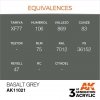 AK Interactive AK11021 Basalt Grey 17ml