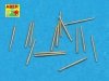 Aber 350L-15 Set of 16 pcs 37 mm L/83 barrels SK C/30 for German ships (1:350)