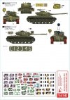 Star Decals 72-A1142 Korean War 1950-53 # 3. USMC Tanks. Patton. 1/72