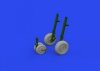 Eduard 672330 MiG-29 wheels GREAT WALL HOBBY 1/72
