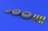 Eduard 648017 F-22A wheels 1/48 (Hasegawa)