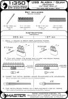 Master SM-350-099 USS Alaska/ Guam Armament (1:350)