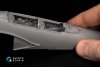 Quinta Studio QDS-48387 F-4E early with slatted wing 3D-Printed & coloured Interior on decal paper (Meng) (Small version) 1/48