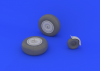 Eduard 632024 Ju 88 wheels late 1/32 (Revell)