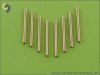 Master AM-48-002 Browning M2 aircraft .50 caliber (12.7mm) barrels (2pcs) (1:48)