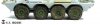 E.T. Model ER35-013 Modern Centauro Tank Destroyer Weighted Road Wheels For TRUMPETER 1/35