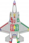 Eduard CX654 F-35A RAM panels early Tamiya 1/72