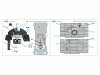 Quinta Studio QDS-48389 Macchi C.202 Folgore Early 3D-Printed & coloured Interior on decal paper (Hasegawa/Eduard) (Small version) 1/48