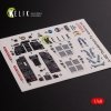 KELIK K48017 A-10C Thunderbolt  interior 3D decals for Academy kit