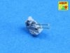 Aber 350L-69 Set of 20 pcs 20 mm /65 Breda gun barrels for Italian Navy ships (1:350)