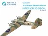 Quinta Studio QD72211 Bristol Blenheim Mk.IV 3D-Printed & coloured Interior on decal paper (Airfix) 1/72