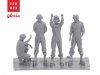 Gloria F48003 USMC Ground Crew 4 x 3D Printed figures 1/48