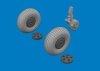 Eduard 672403 Mosquito wheels Tamiya 1/72