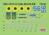ICM 72144 MiG-29 with JDAM-ER bombs - Ukrainian Air Forces 1/72