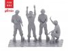 Gloria F48003 USMC Ground Crew 4 x 3D Printed figures 1/48