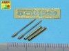 Aber 35L-098 Set of 2 barrels for German tank machine gun MG 34 with Panzermantel (1:35)	