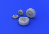 Eduard 648253 F-4J wheels 1/48 ACADEMY
