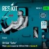 RESKIT RSF35-0011 CH-54A Tarhe Pilots Late in seats for ICM kit (1968 +) (scene 2) (3 pcs) (3D Printed) 1/35