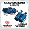 Yamamoto YMPTUN146 Double Nitro Bottle Bracket 1/24