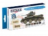 Hataka HTK-BS22 BLUE LINE – British AFV paint set (WW2 European colours) 6x17ml