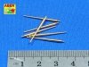 Aber 350L-10 Set of 6 pcs 155 mm barrels for Japanese ships Yamato and Musashi (1:350)