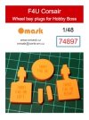 Omask 74897 F4U Corsair wheel bay plugs (for Hobby Boss) 1/48