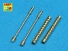 Aber 35L-082 Set of 2 standard barrels for U.S aircraft machine guns cal .50 Browning ANM2 A4 with one part muzzle (1:35)	