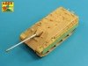 Aber 48L-22 Lufa Pak 43/3 L/71 8,8cm do Jagdpanter 1/48
