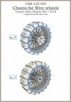 Copper State Models A35-003 Chains for Wire Wheels 1/35