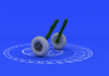 Eduard 648098 Spitfire wheels - 5 spoke 1/48 (Eduard)