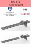 Omask 104830 MG-81Z (2 pcs) 3D print 1/48