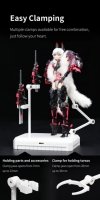 DSPIAE UMS-01CR General Purpose Model Display Stand (Clear)