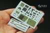 Quinta Studio QD32216 P-39Q/N Airacobra 3D-Printed coloured Interior on decal paper (KittyHawk) 1/32