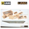 Liang 0004 Handprint & Shoeprint Airbrush Stencils