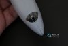 Quinta Studio QC144002 Tu-154 vacuuformed clear canopy (for Zvezda kit) 1/144