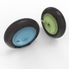 Quinta Studio QT48036 I-16 Wheels (late type) with separate hubs and weighted tires (all kits) 1/48