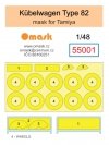Omask 55001 Kubelwagen Type 82 mask (for Tamiya) 1/48